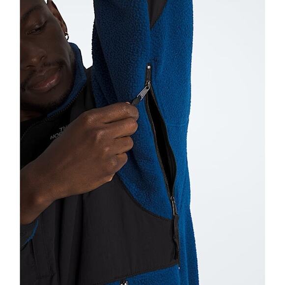 The North Face Men's Retro Denali Jacket Black Navy Blue Size Large Outdoors - Picture 2 of 12